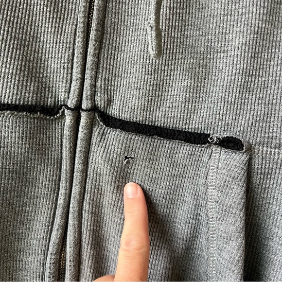 Vintage UFC Hoodie Men’s L Gray Full Zip Fleece Y2K MMA Ultimate Fighting *READ - Picture 7 of 16